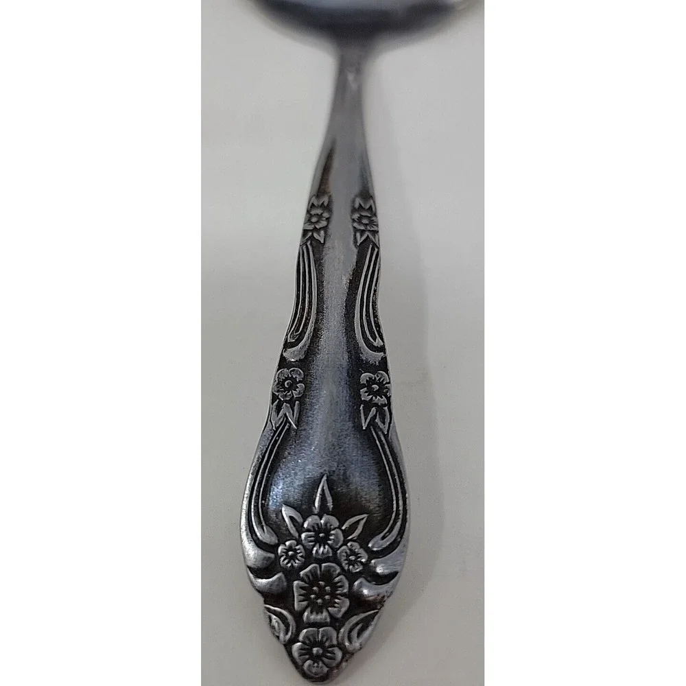 Stanley Roberts Rogers Co Dream Rose Pattern Ladle 6 3/8